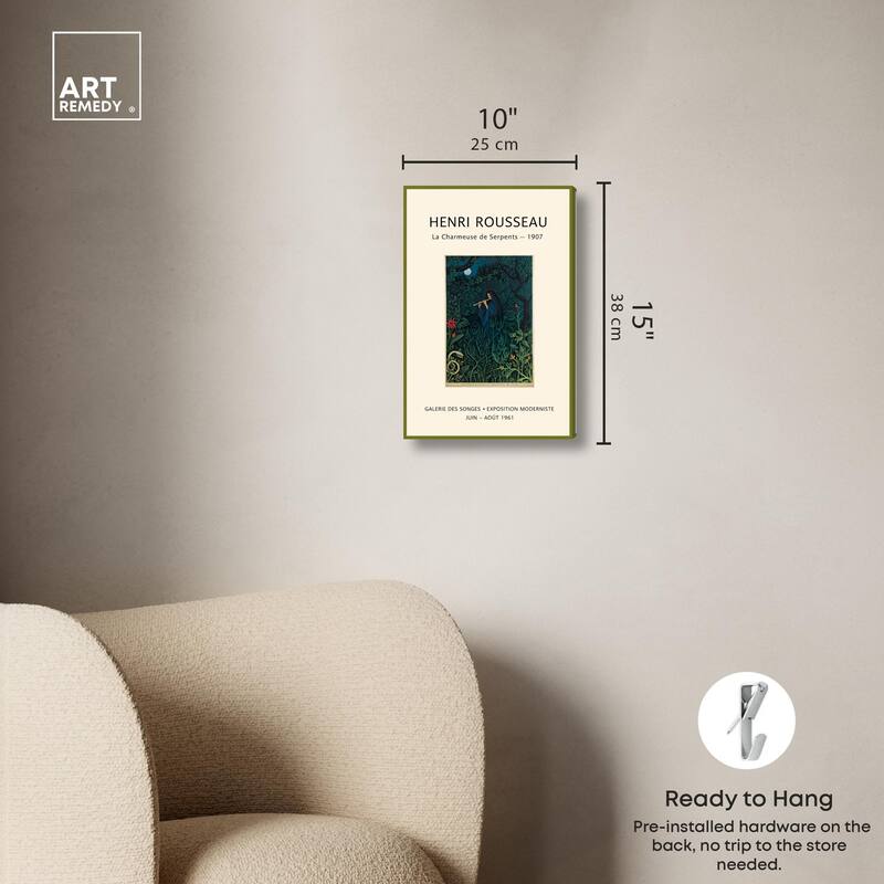 Rousseau's Jungle Dream Canvas by Art Remedy, Gallery Wrapped
