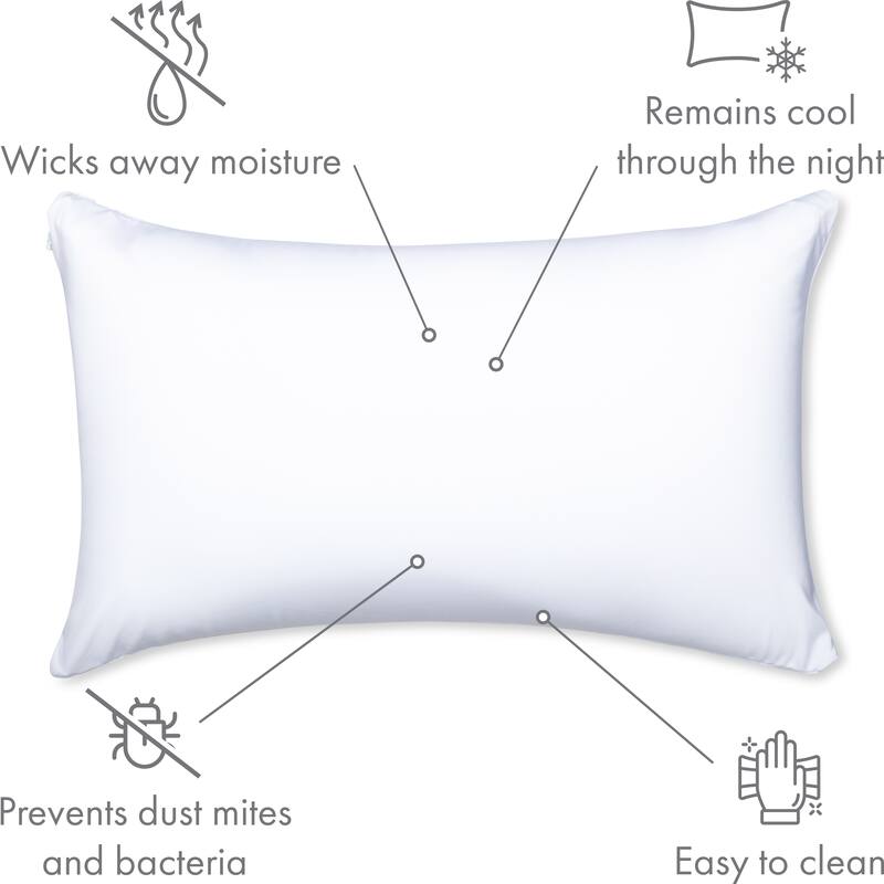 Throw Pillow Cozy Soft Microbead White: 1 Pc