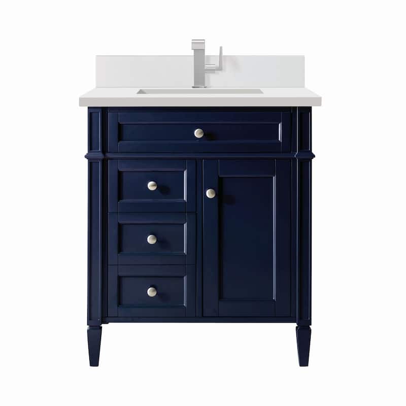 James Martin Vanities 650-V30-1WZ Brittany 30" Single Basin Poplar - Victory Blue