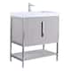 Option Bright Taupe - Chrome Hardware