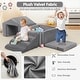 preview thumbnail 4 of 12, Foam Climbing Blocks and Ball Pit, 6PCs Toddler Climb and Crawl Activity Playset Indoor