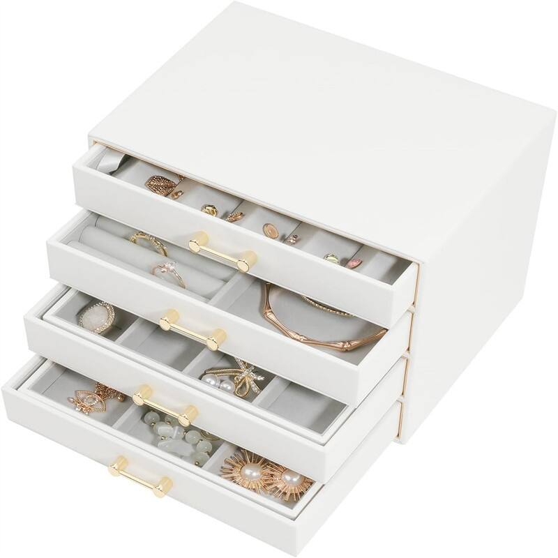 Stackable Jewelry Trays Organizer 7.48"D x 5.51"W x 6.3"H On Sale Bed Bath & Beyond 39887625