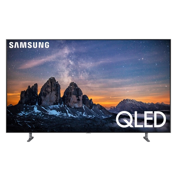Samsung QN55Q80R 55" QLED 4K UHD Smart TV with Bixby Intelligent Voice Assistant - Silver
