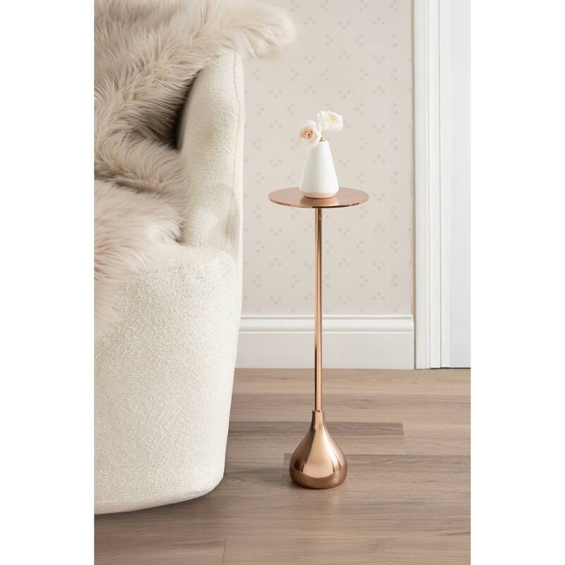 Kate and Laurel Hersi Metal Drink Table