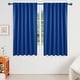 preview thumbnail 25 of 80, Deconovo Thermal Insulated 45-inch Curtain (2 Panel) - 52 x 45 Royal Blue