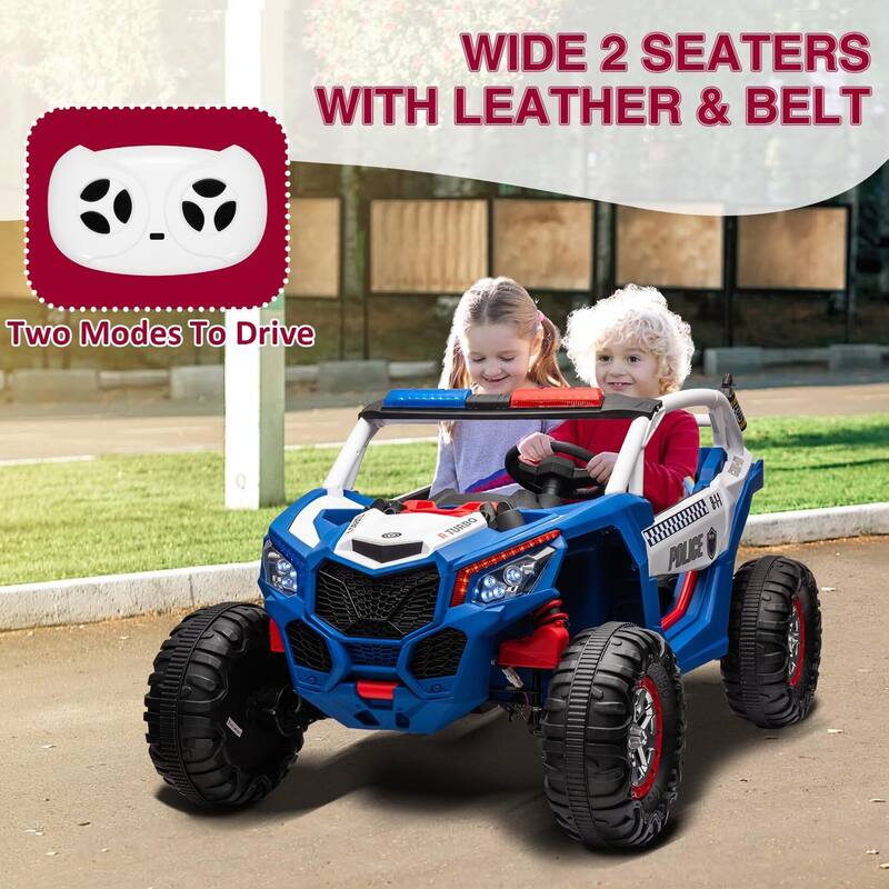 24V 2 Seater Kids Ride on UTV Car w/Remote Control