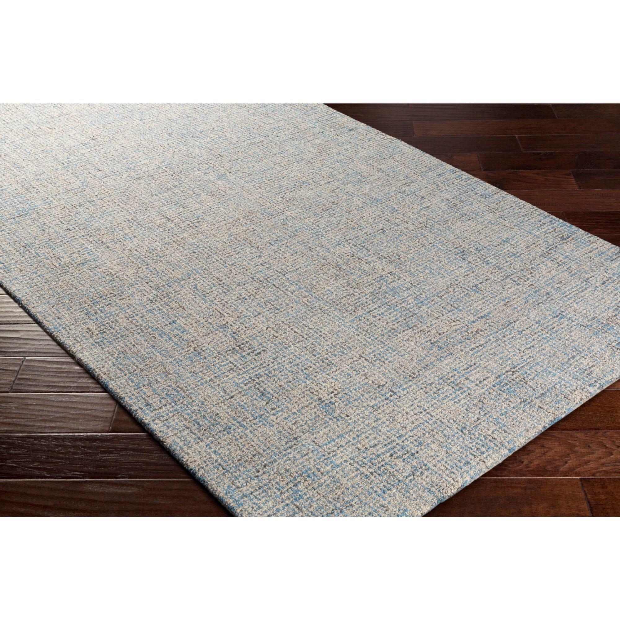 5 X 7 5 Beige And Denim Blue Rectangular Area Throw Rug Overstock 28686561