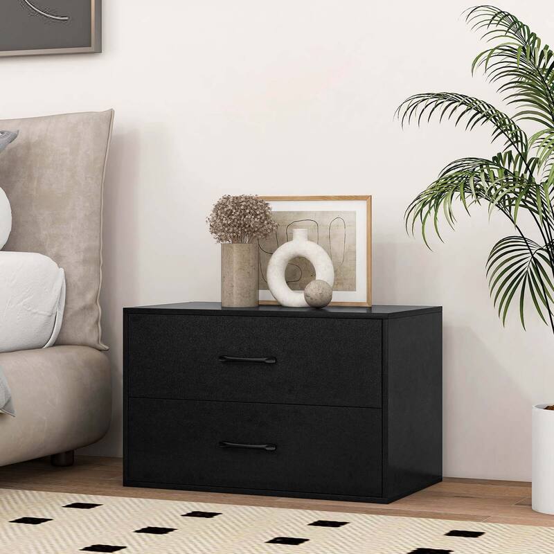 Costway 2-Drawer Dresser Stackable Horizontal Storage Organizer - See Details