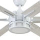 preview thumbnail 10 of 8, 56" Honeywell Kaliza Indoor Modern Ceiling Fan with Remote, Bright White