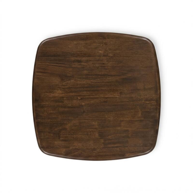 Christopher Knight Home - Modern 5-Piece Rubberwood Counter Height Dining Set with 4 Upholstered Rope Back Stools