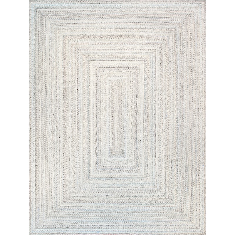 Pasargad Home Lagos Braided Indoor/Outdoor Area Rug - 5' 0" X 8' 0" - Blue