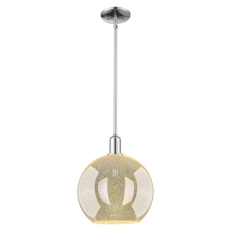 Innovations Lighting Endless Possibilities Arcadia - Athens - 1 Light 12" Stem Hung Mini Pendant - Mercury/Polished Chrome