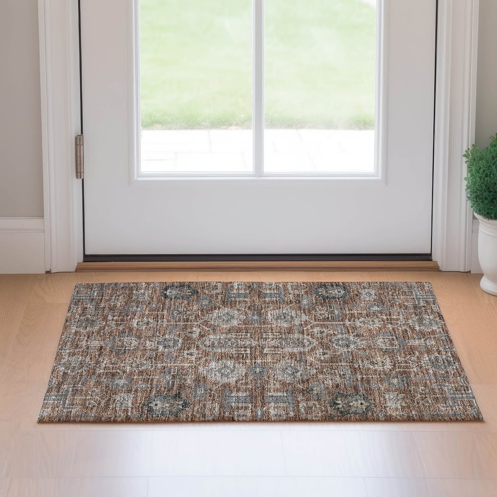Premium Washable Super Soft Traditional Global Mayfield Rug