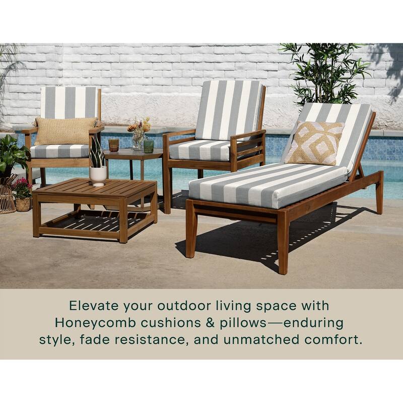 Outdoor Highback Dining Chair Cushion