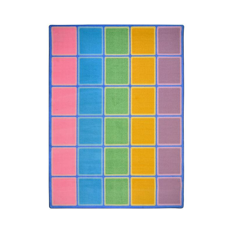 Pastel - durable soft decorative rug for home, living room & bedroom - 7' x 7' Round