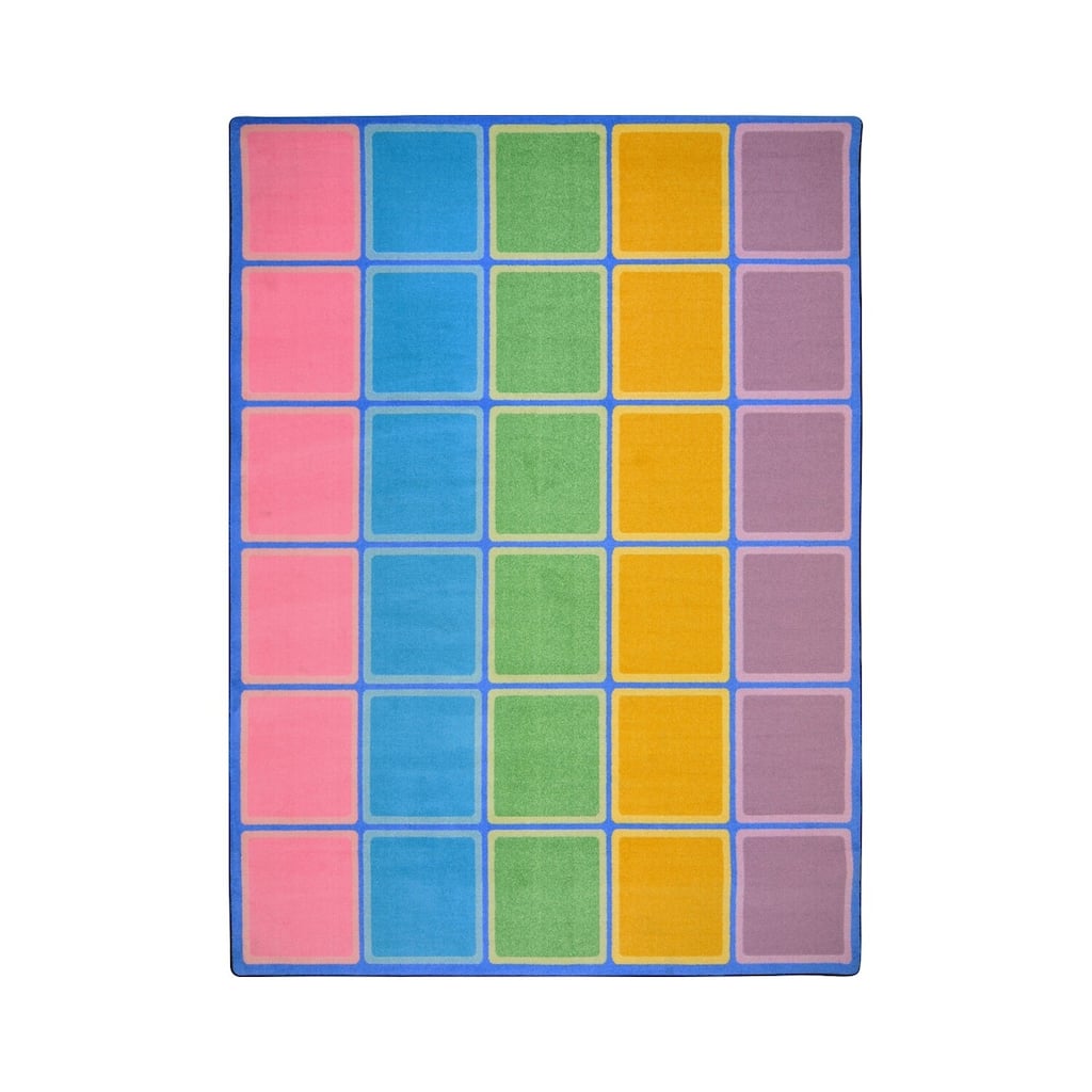 Pastel - durable soft decorative rug for home, living room & bedroom - 7' x 7' Round