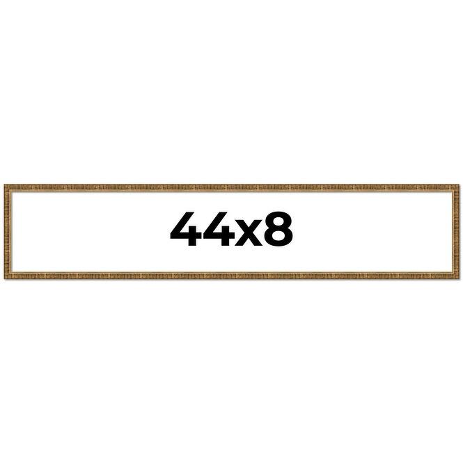 44x8 Frame Gold Picture Frame - Complete Modern Photo Frame Includes