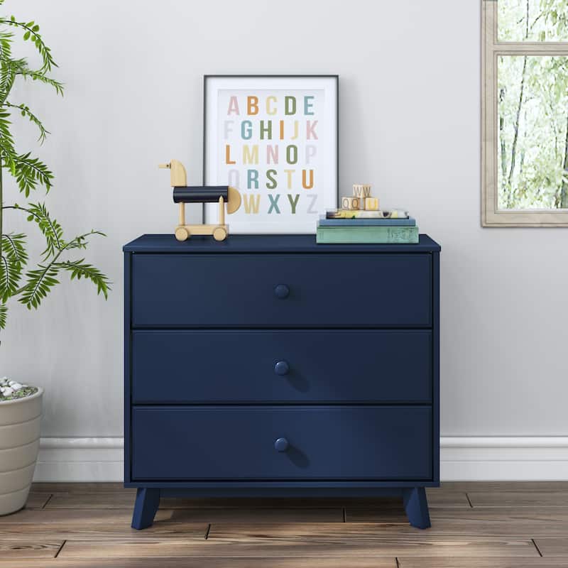 Max and Lily 3-Drawer Solid Wood Dresser