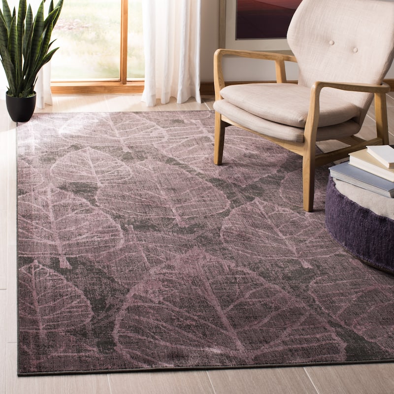 SAFAVIEH Vintage Distressed Boho Octavia Oriental Rug - 3'3" x 5'7" - Charcoal/Multi