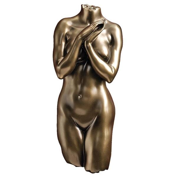 Design Toscano Anatomical Decipher Nude Torso Female Wall Sculpture Design Toscano Anatomical Decipher Nude Torso Female Wall Sculpture