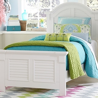 Summer House Oyster White Full Panel Headboard for Kids Bed
