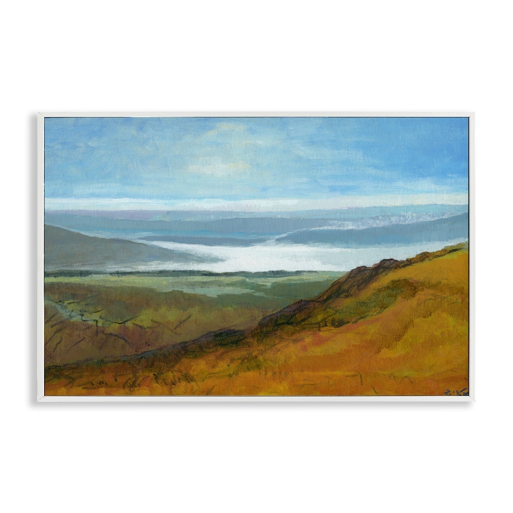 Stupell Vast Serene Hills Framed Giclee Art Design By Dita Jacobovitz