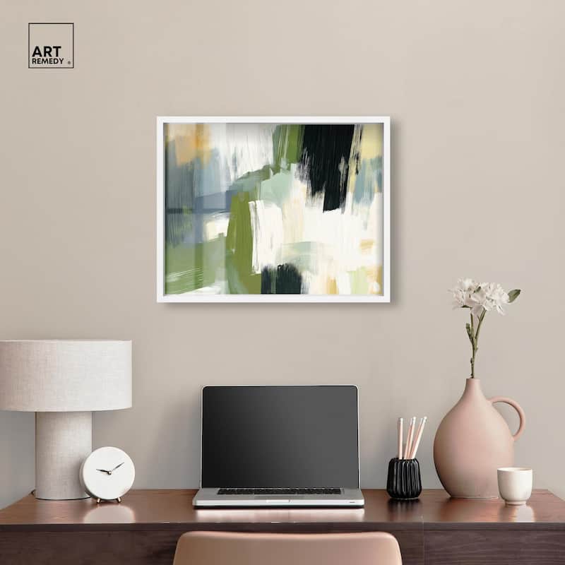 Moss Layers I Shadowbox by Art Remedy