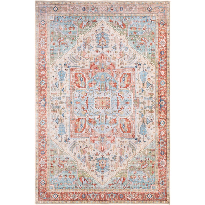Livabliss Mitika Vintage Medallion Area Rug