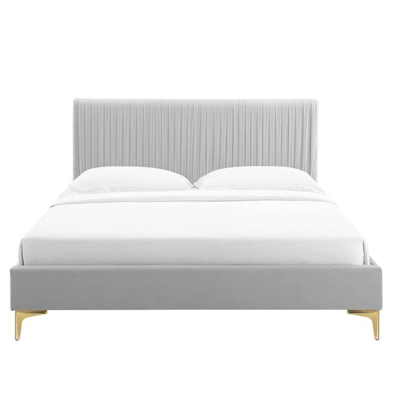 Peyton Performance Velvet Full Platform Bed