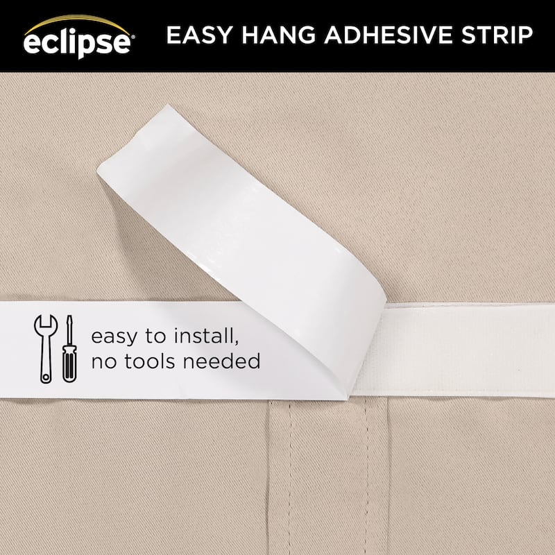 Eclipse Braylon Solid Blackout French Door Panel