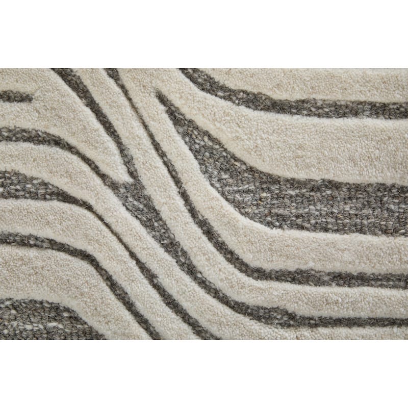 Grand Bazaar Wallace Hand Tufted Abstract Transitional Area Rug