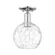 Option Polished Chrome / Clear Water Glass