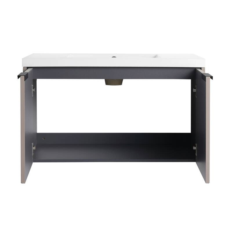 Beingnext 36"/48" Bathroom Vanity with Sink, Floating Bathroom Vanity with Soft Close Door