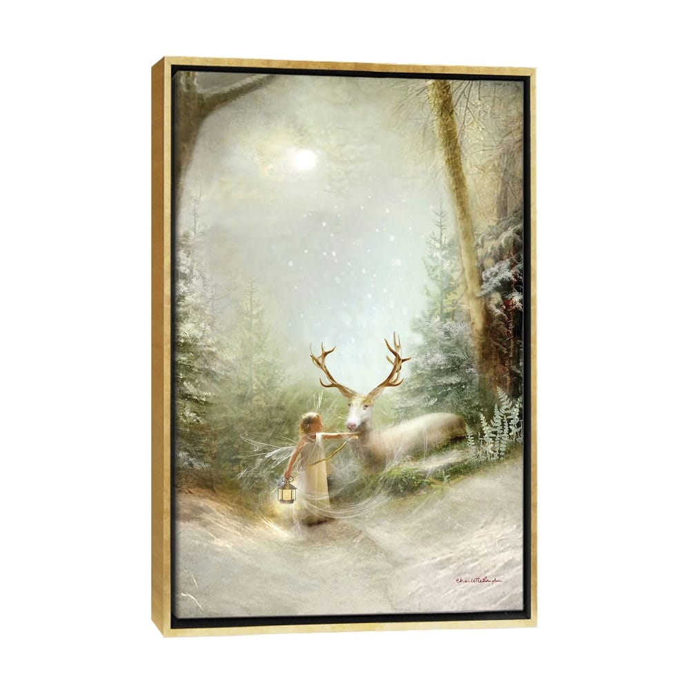 iCanvas "Foggy Christmas Eve" by Charlotte Bird Framed Canvas Print