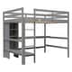 preview thumbnail 8 of 24, Full and Twin Size L-Shaped Metal Bunk Bed with Slide and Short Ladder, 4 Beds in 1 for Family or Guests