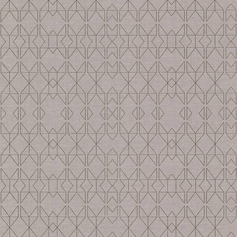 A-Street Prints Paititi Silver Diamond Trellis Wallpaper