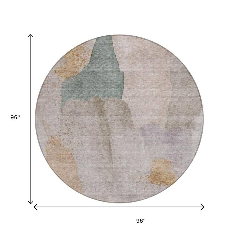 HomeRoots Abstract Transitional Rectangle Outdoor Rug
