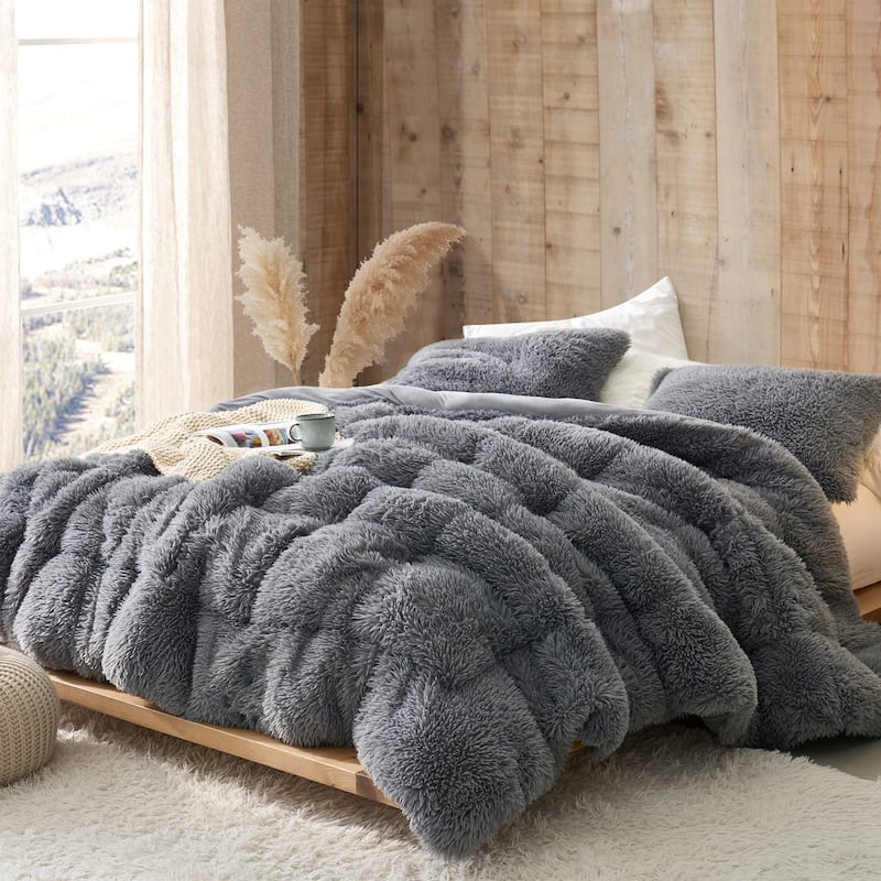 Alaskan Winters® - Coma Inducer® - Oversized Plush Comforter - Twin XL - Chiseled Stone