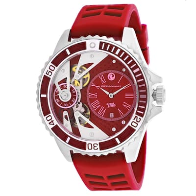 Oceanaut Men's Tide Red Dial Watch - OC0993 - 6 (36)