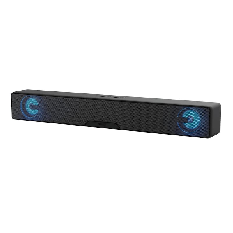 Supersonic 17.6-Inch Portable 10W Bluetooth Soundbar