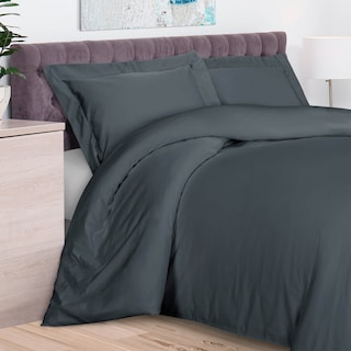 Superior 300 Thread Count Rayon From Bamboo Solid Duvet Cover Set