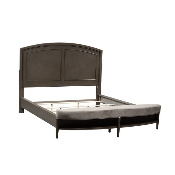 Essex Satin Grey Optional King Panel Bed. Opens flyout.