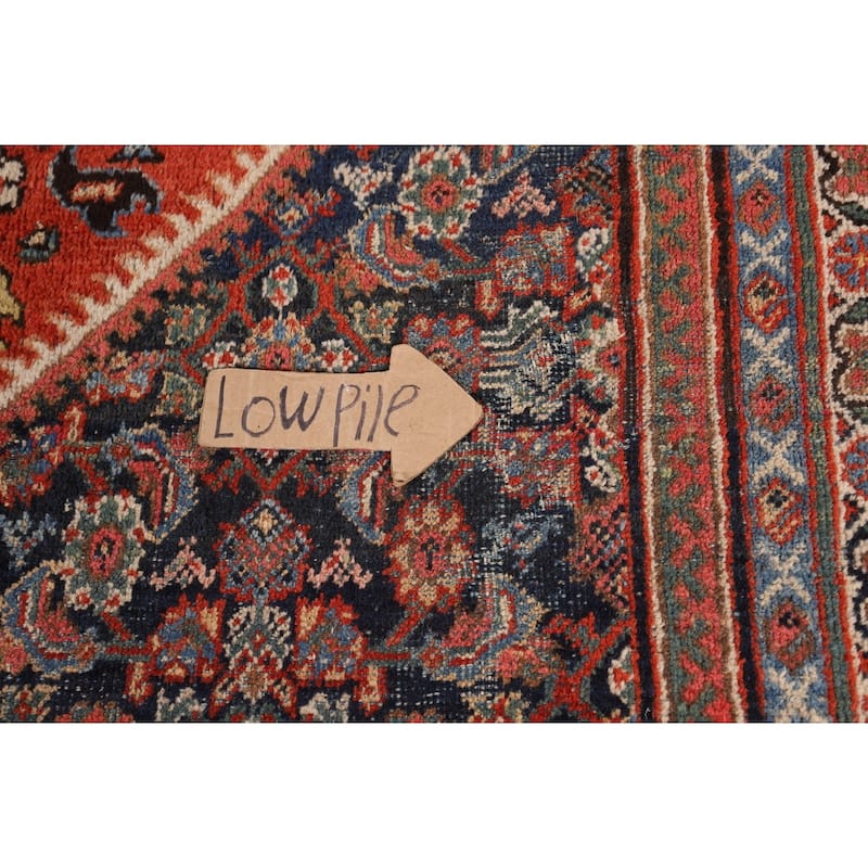 Pre-1900 Antique Sultanabad Large Rug Hand-Knotted Wool Carpet - 10'5"x 13'11"