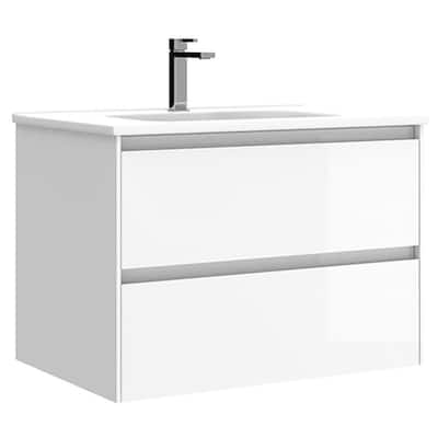 WS Bath Collections Perla C70 Perla 28" Wall Mounted Single Basin