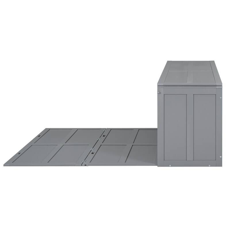 Queen Size Murphy Bed with Rotable Desk