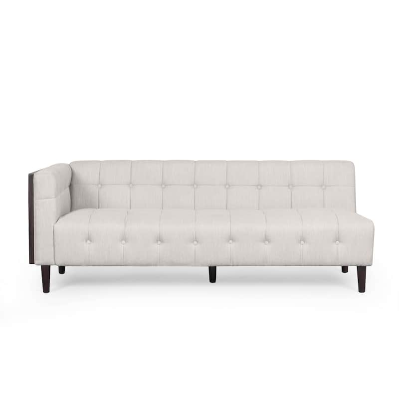 Clermont Mid-century Tufted Sectional Sofa by Christopher Knight Home - 114.00" L x 114.00" W x 30.75" H
