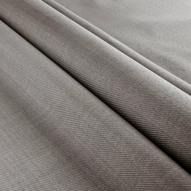 Exclusive Fabrics Vienna Basic Solid Linen Curtains (2 Panel) Blackout Curtains For Bedroom & Living Room Curtains