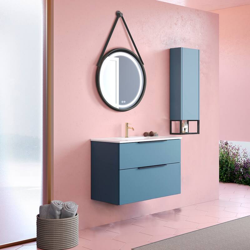WS Bath Collections Dalia C80 Dalia 32" Wall Mounted Single Basin