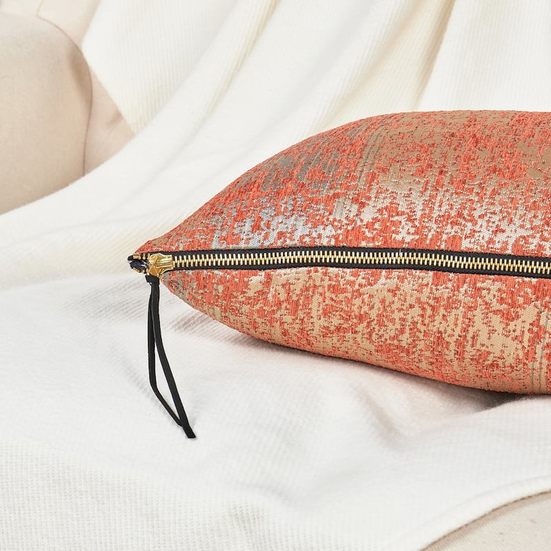 Peralta 2-piece Jacquard Chenille Zipper Pillow Shell Set, NO INSERT