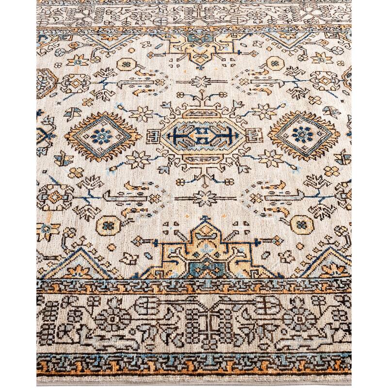 Serapi One-of-a-Kind Hand-Knotted Area Rug - Gray - 4' 0" x 5' 9"